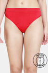 Zivame Medium Rise Zero Coverage Thong - Lipstick Red — thumbnail 1